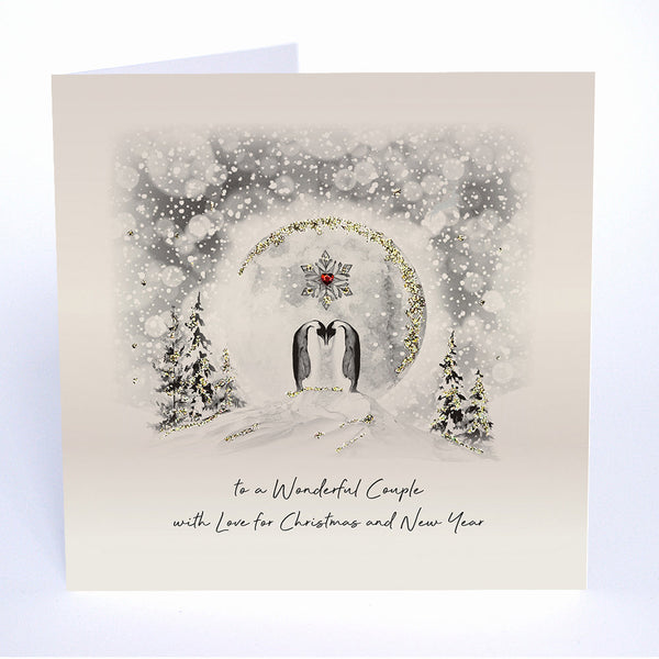 To a Wonderful Couple with Love for Christmas and New Year