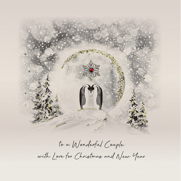 To a Wonderful Couple with Love for Christmas and New Year