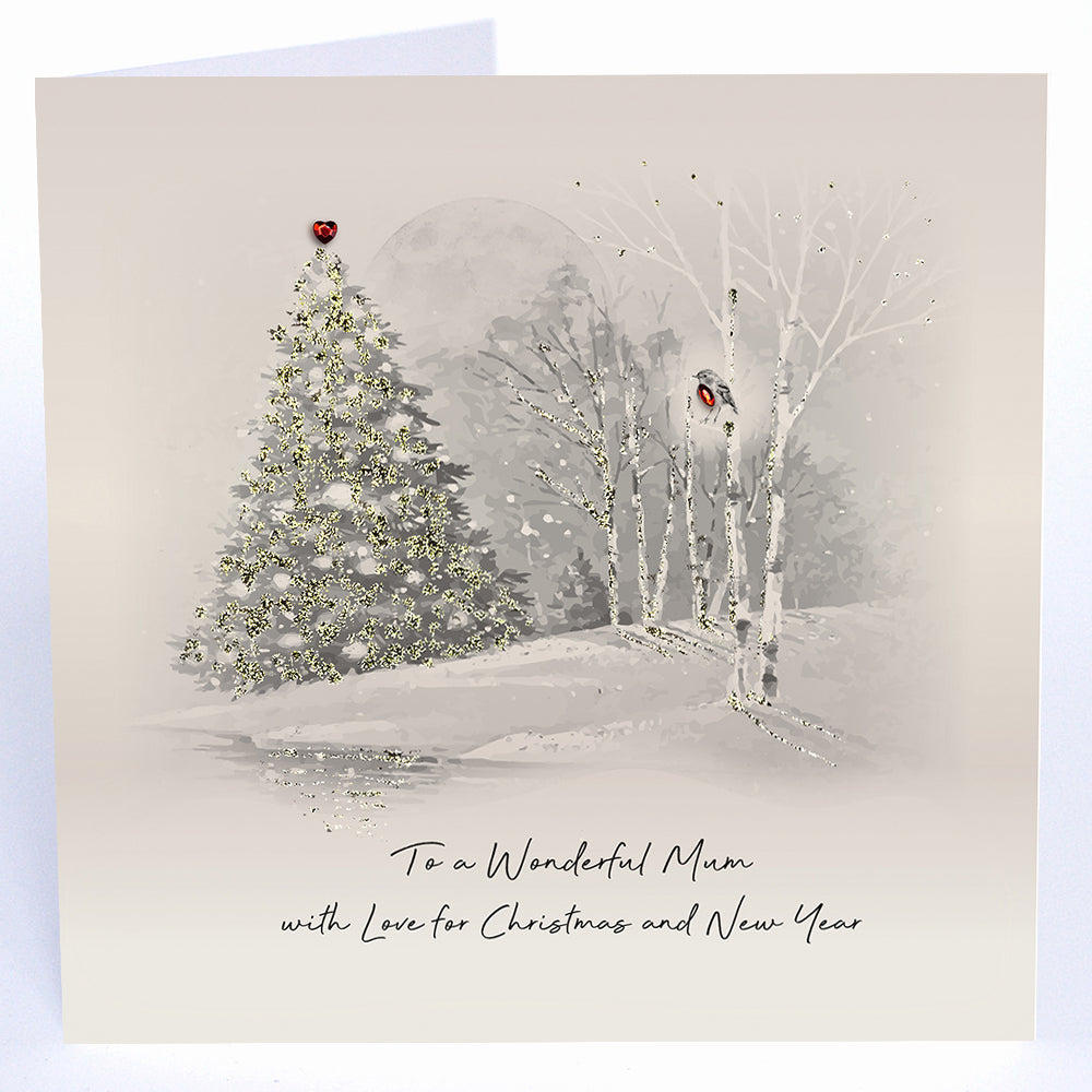 To a Wonderful Mum with Love for Christmas and New Year