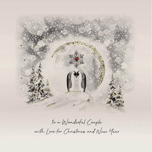 To a Wonderful Couple with Love for Christmas and New Year