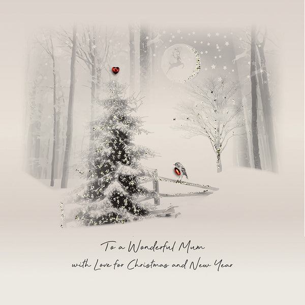 To a Wonderful Mum with Love for Christmas and New Year