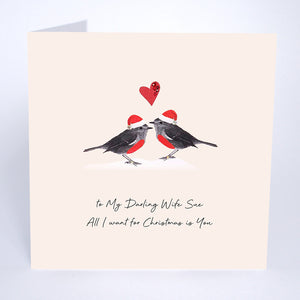 PERSONALISE FOR HER… To My Darling Wife, Fiancée, Girlfriend etc