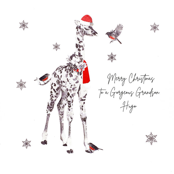 PERSONALISE FOR… Merry Christmas to a Gorgeous Grandson, Granddaughter, Godson
