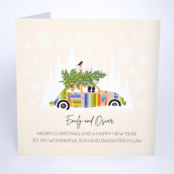 PERSONALISE FOR THEM… Merry Christmas and a very  Happy New Year to my Wonderful Son and Daughter in Law