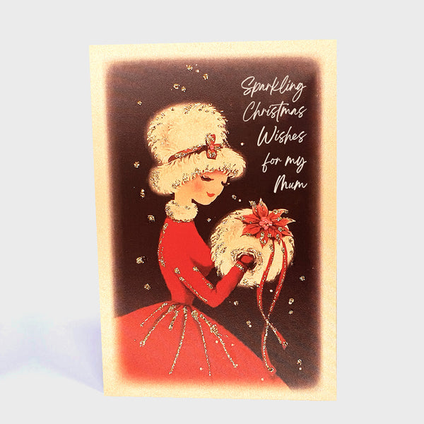 PERSONALISE FOR HER… Sparkling Christmas Wishes for my Mum, Daughter, Sister etc