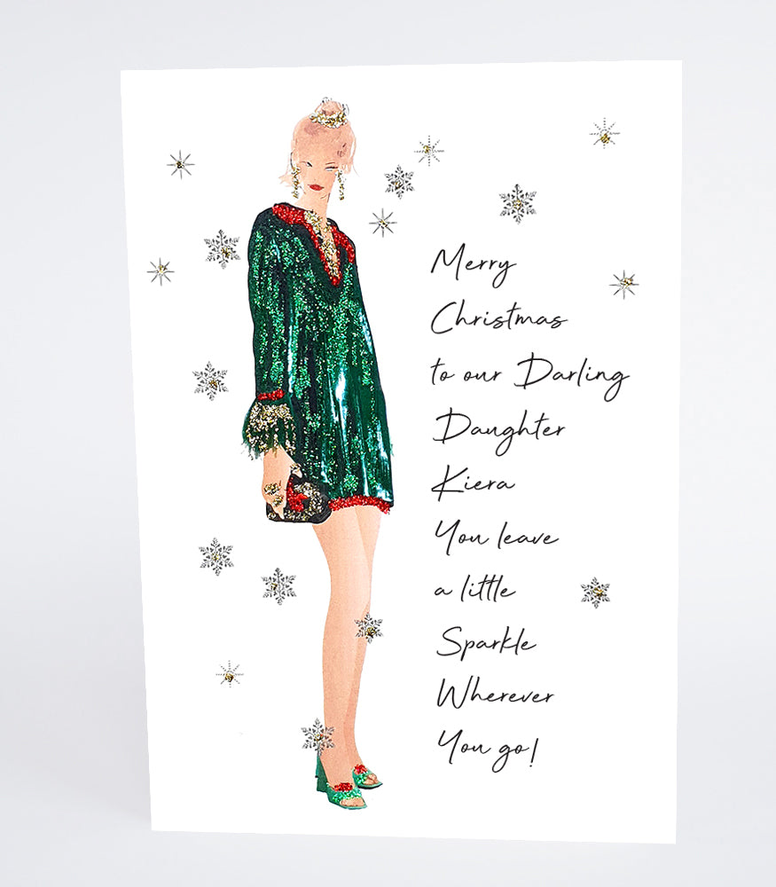 PERSONALISE FOR HER… Merry Christmas to our Darling Daughter, Granddaughter etc