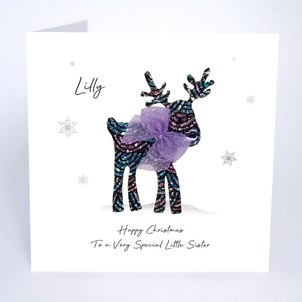 PERSONALISE FOR HER… Happy Christmas to a Very Special Little Sister