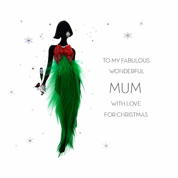 PERSONALISE FOR HER… To my Fabulous Wonderful Mum with Love for Christmas