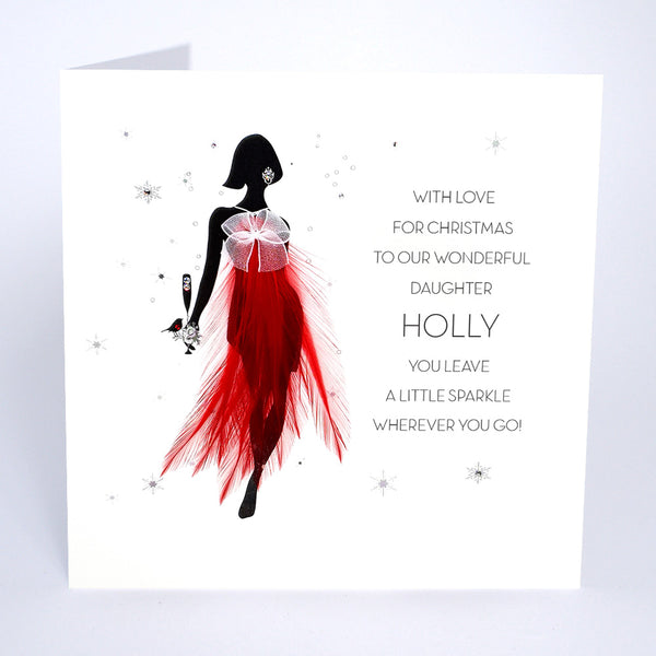 PERSONALISE FOR HER… With love for Christmas to our Wonderful Daughter