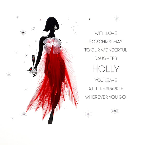 PERSONALISE FOR HER… With love for Christmas to our Wonderful Daughter