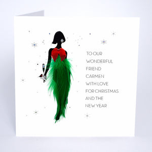 PERSONALISE FOR… To our Wonderful Friend with love for Christmas and the new year