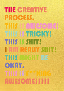 The Creative Process...