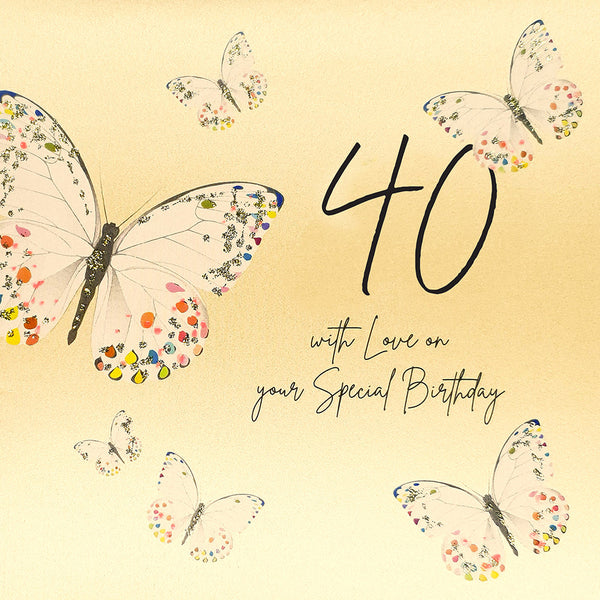 40 With Love On Your Special Birthday
