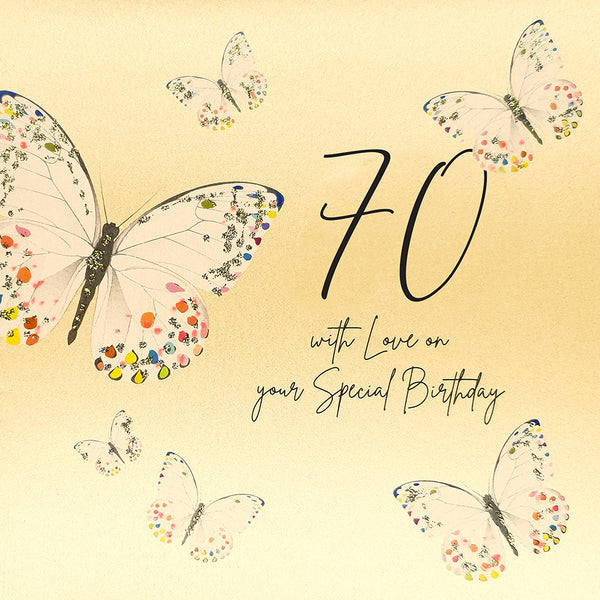 70 With Love On Your Special Birthday