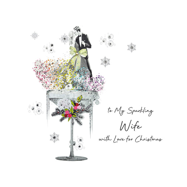 To My Sparkling Wife with Love for Christmas