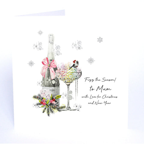 Fizz the Season! to Mum with Love for Christmas and New Year