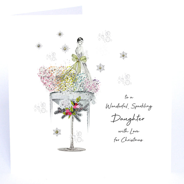 To a Wonderful, Sparkling Daughter with Love for Christmas
