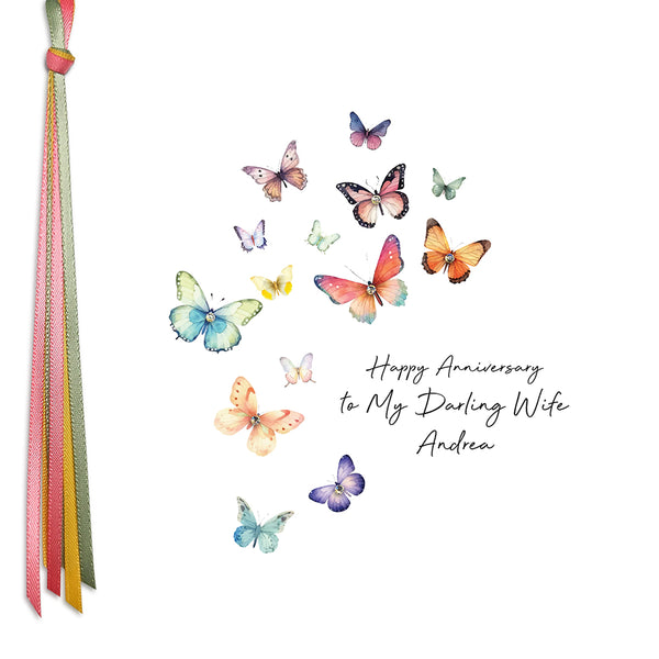 Happy Anniversary to My Darling Wife (Butterflies)