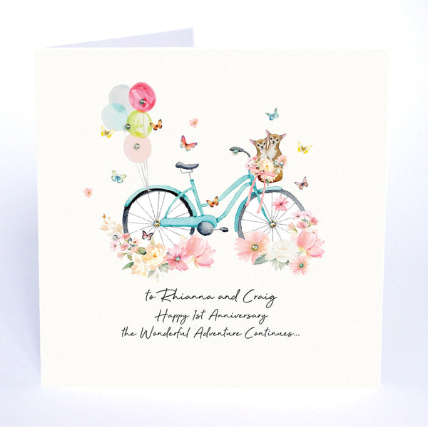 Happy First Anniversary the Wonderful Adventure Continues… (Bicycle)