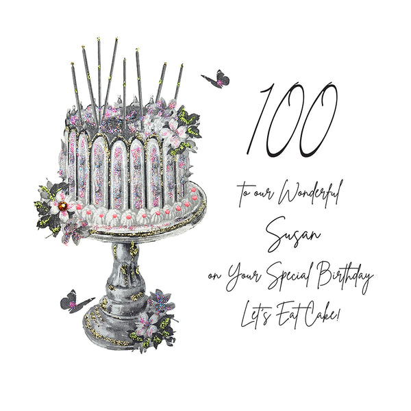 100 on Your Special Birthday Let's Eat Cake!