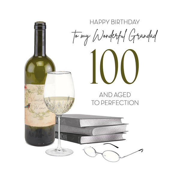 Happy Birthday 100 and Aged to Perfection