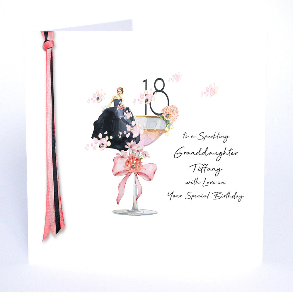 18 To a Sparkling Granddaughter with Love (Lady Coupe)