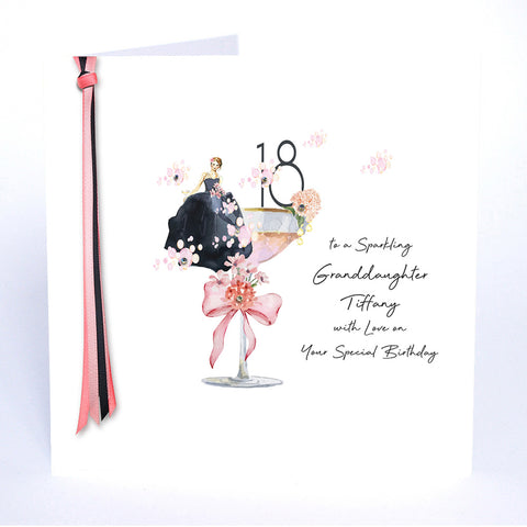 18 To a Sparkling Granddaughter with Love (Lady Coupe)