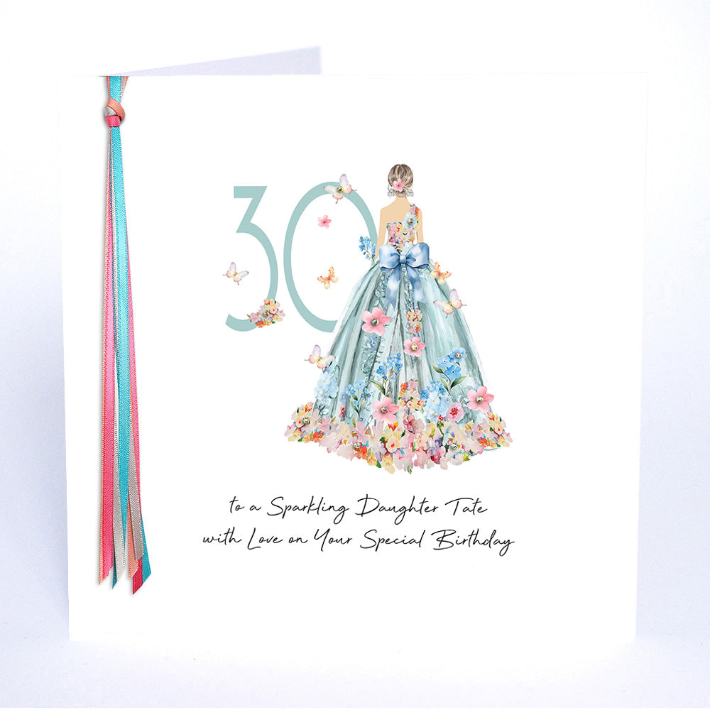 30 To a Sparkling Daughter with Love (Flower Dress)