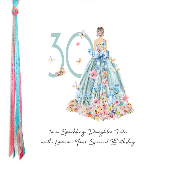 30 To a Sparkling Daughter with Love (Flower Dress)