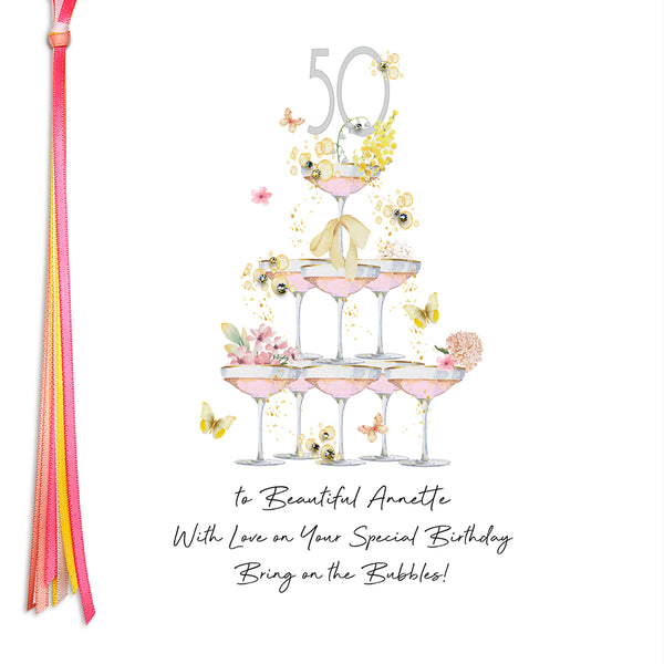 50 With Love on Your Special Birthday (Coupes Bubbles)
