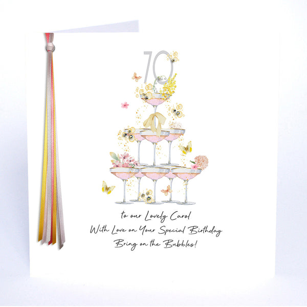 70 With Love on Your Special Birthday (Coupes Bubbles)