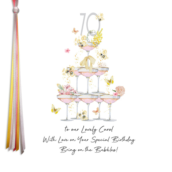 70 With Love on Your Special Birthday (Coupes Bubbles)