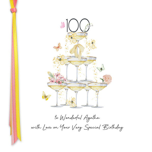 100 With Love on Your Very Special Birthday (Coupes Bubbles)