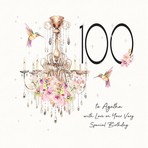 100 with Love on Your Very Special Birthday (Chandelier)