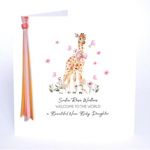 Welcome to the World, a Beautiful New Baby... (Giraffe)