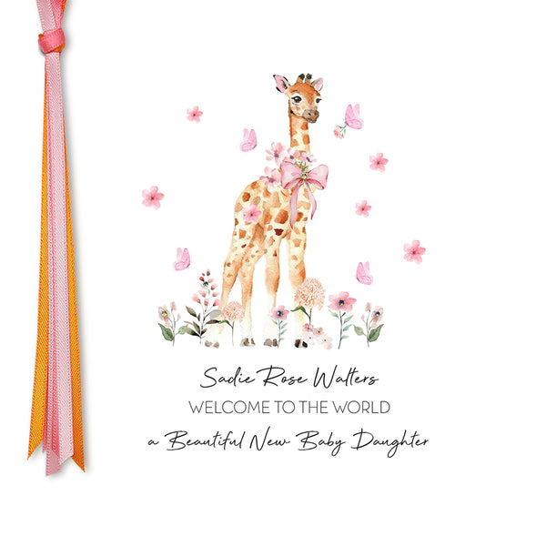 Welcome to the World, a Beautiful New Baby... (Giraffe)