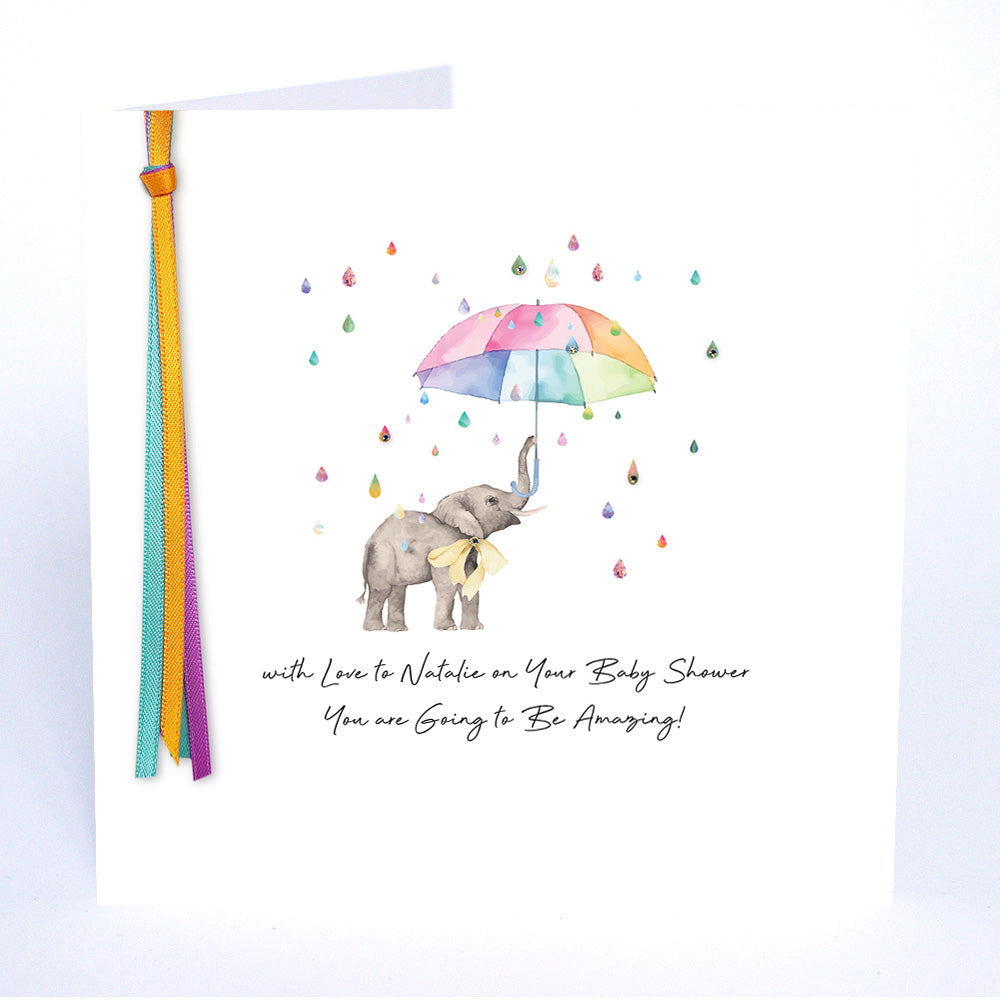 On Your Baby Shower, You are Going to be Amazing! (Elephant Rain)