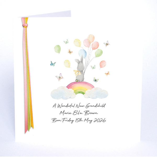 A Wonderful New Grandchild (Bunny Rainbow)