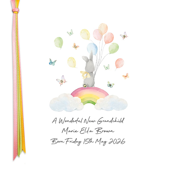 A Wonderful New Grandchild (Bunny Rainbow)