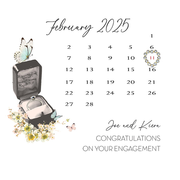 Congratulations on Your Engagement (Calendar)