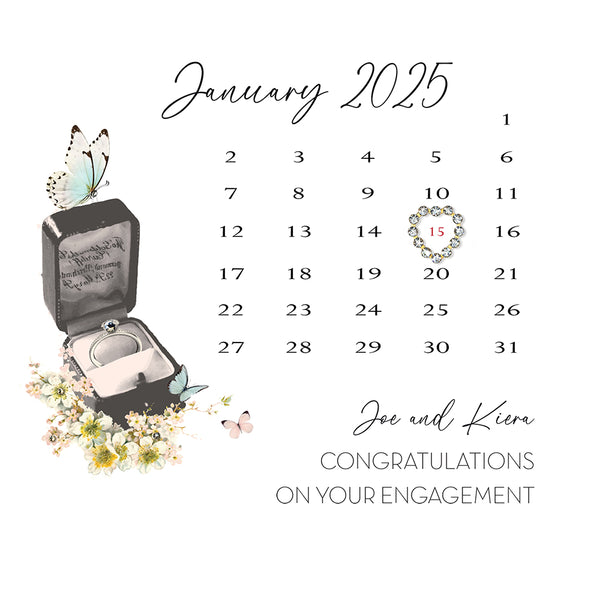 Congratulations on Your Engagement (Calendar)