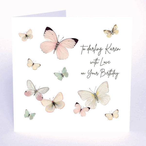 With Love on Your Birthday (Butterflies)