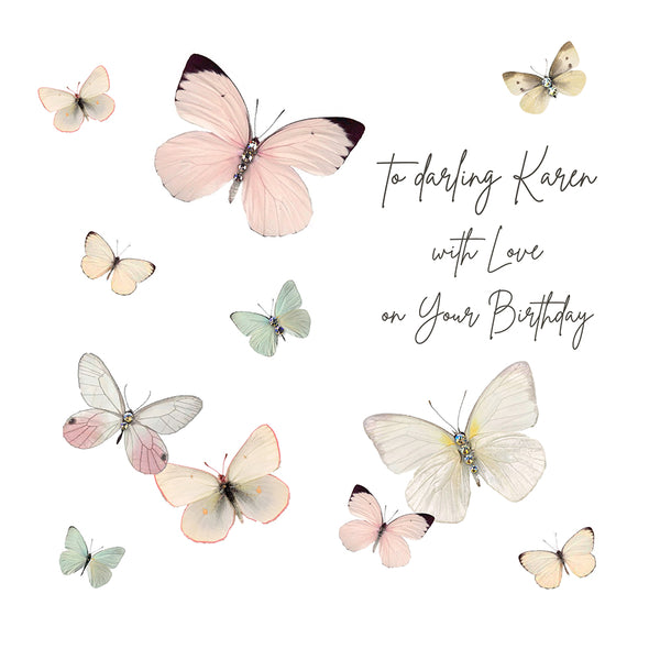 With Love on Your Birthday (Butterflies)