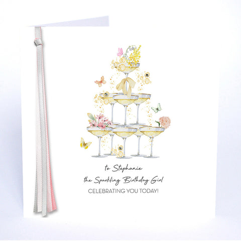 To the Sparkling Birthday Girl Celebrating You Today (Coupes)