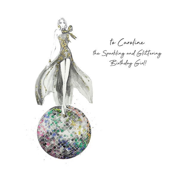 To the Sparkling and Glittering Birthday Girl! (Lady Glitterball)