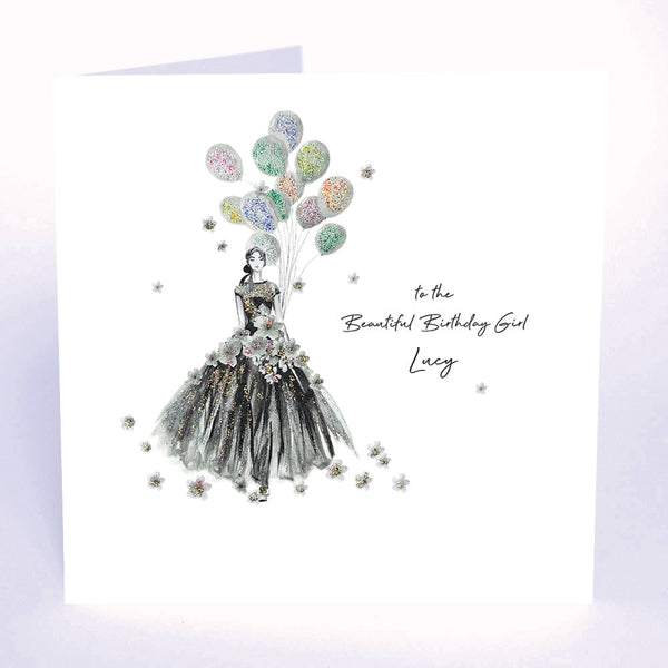 to the Beautiful Birthday Girl (Lady Balloons)