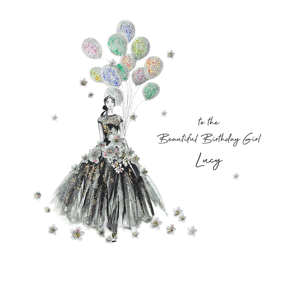 to the Beautiful Birthday Girl (Lady Balloons)