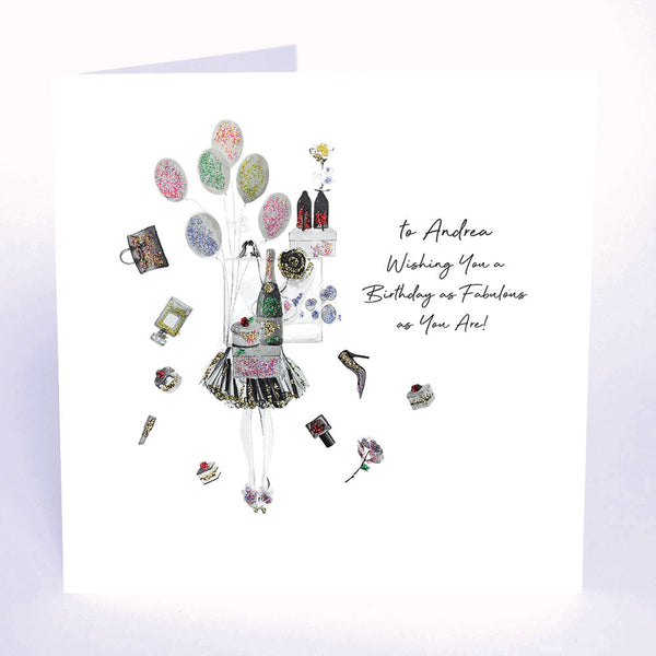 Wishing You a Birthday as Fabulous as You Are! (Gifts and Balloons)