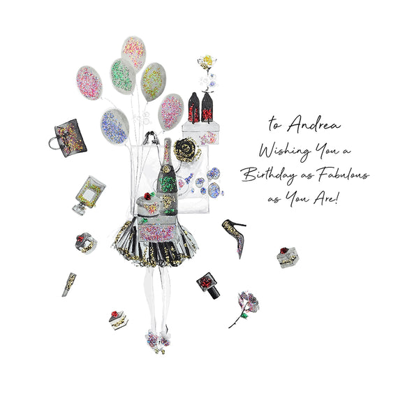 Wishing You a Birthday as Fabulous as You Are! (Gifts and Balloons)