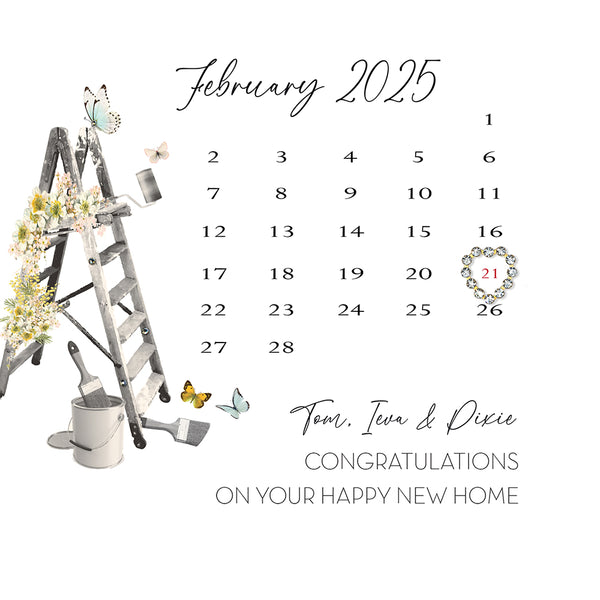 Congratulations on Your Happy New Home (Calendar)